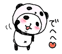 Panda in panda 6 sticker #4270762