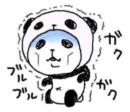 Panda in panda 6 sticker #4270778