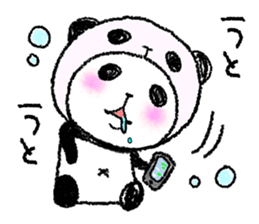 Panda in panda 6 sticker #4270792