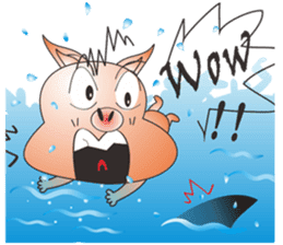 Lucky Pig -No.1 - sticker #4271256