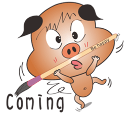 Lucky Pig -No.1 - sticker #4271273