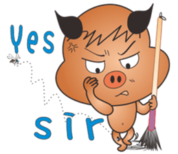 Lucky Pig -No.1 - sticker #4271279