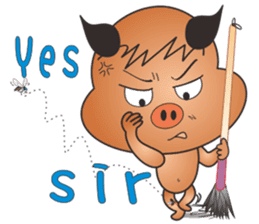 Lucky Pig -No.1 - sticker #4271279