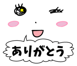 Face & Speech balloon sticker #4271296