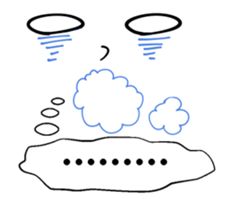 Face & Speech balloon sticker #4271315