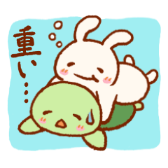 Taro Urashima of comical rabbit