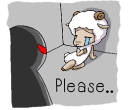 A-Sheep Blah Baa Baa (English Edition) sticker #4273130