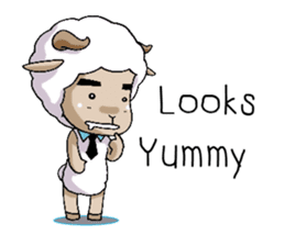 A-Sheep Blah Baa Baa (English Edition) sticker #4273143