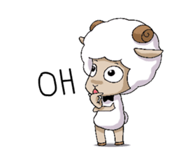 A-Sheep Blah Baa Baa (English Edition) sticker #4273147