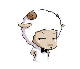 A-Sheep Blah Baa Baa (English Edition) sticker #4273153