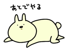 Day-to-day of rabbit3 sticker #4274040