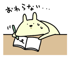 Day-to-day of rabbit3 sticker #4274042