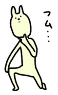 Day-to-day of rabbit3 sticker #4274060