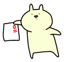 Day-to-day of rabbit3 sticker #4274072