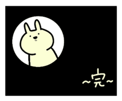 Day-to-day of rabbit3 sticker #4274079