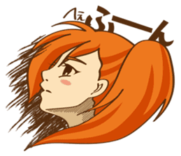 Guitar Hakase and Rokugen Kanade sticker #4274139