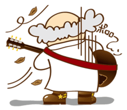 Guitar Hakase and Rokugen Kanade sticker #4274141