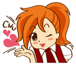 Guitar Hakase and Rokugen Kanade sticker #4274158