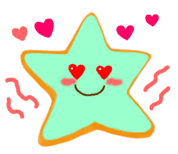 star cookie sticker #4274162