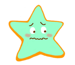 star cookie sticker #4274165
