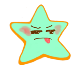 star cookie sticker #4274192