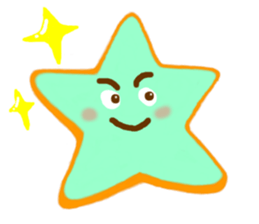 star cookie sticker #4274198