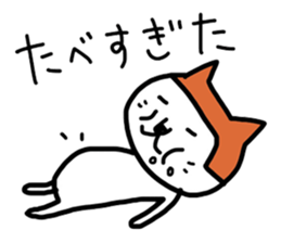 okappa cat sticker #4275028