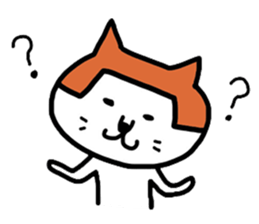 okappa cat sticker #4275041
