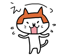 okappa cat sticker #4275047