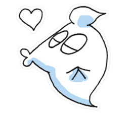 ghost -obasuke- sticker #4275409