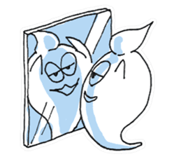 ghost -obasuke- sticker #4275432