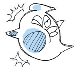 ghost -obasuke- sticker #4275433