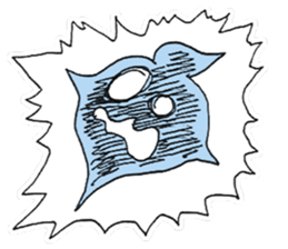 ghost -obasuke- sticker #4275437