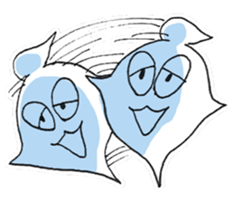 ghost -obasuke- sticker #4275441