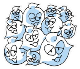 ghost -obasuke- sticker #4275442