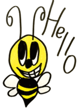 Mitsubacci-Honey Bee- sticker #4275448