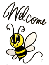 Mitsubacci-Honey Bee- sticker #4275449
