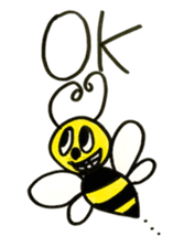 Mitsubacci-Honey Bee- sticker #4275451