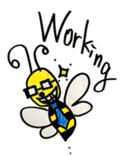 Mitsubacci-Honey Bee- sticker #4275461