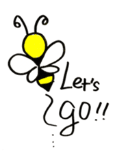 Mitsubacci-Honey Bee- sticker #4275467