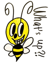 Mitsubacci-Honey Bee- sticker #4275470