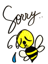 Mitsubacci-Honey Bee- sticker #4275471