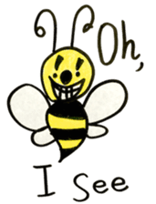 Mitsubacci-Honey Bee- sticker #4275485