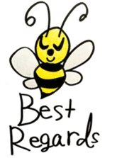 Mitsubacci-Honey Bee- sticker #4275486