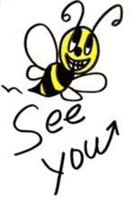 Mitsubacci-Honey Bee- sticker #4275487