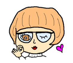 Stylish Haruko. sticker #4275571