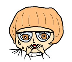 Stylish Haruko. sticker #4275574