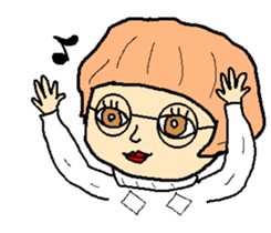 Stylish Haruko. sticker #4275575