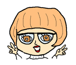 Stylish Haruko. sticker #4275576