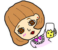 Stylish Haruko. sticker #4275583